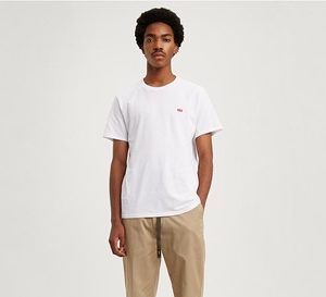levi's white t-shirt basic