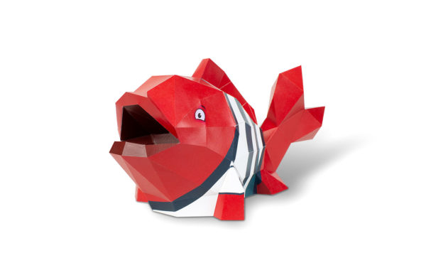 objet 3D poisson agent paper