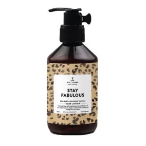 lotion pour les mains stay fabulous gift label