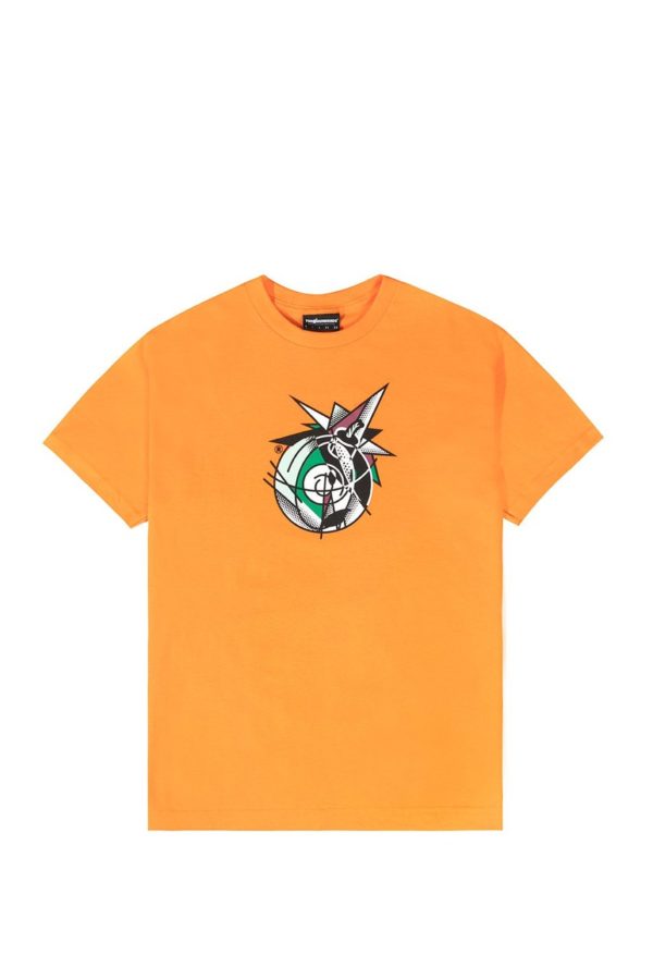 roy adam t-shirt orange the hundreds ss21