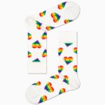 pride heart sock happy socks