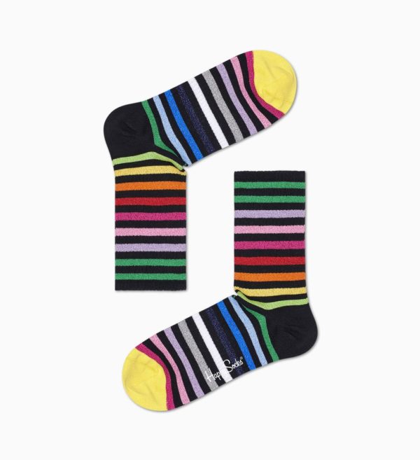 Athletic Striped Mid High Sock HAPPY SOCKS