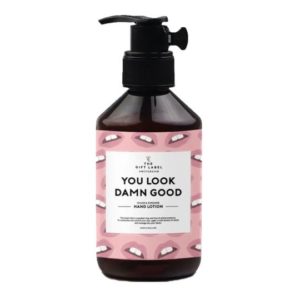 lotion pour mains you look damn good the gift label
