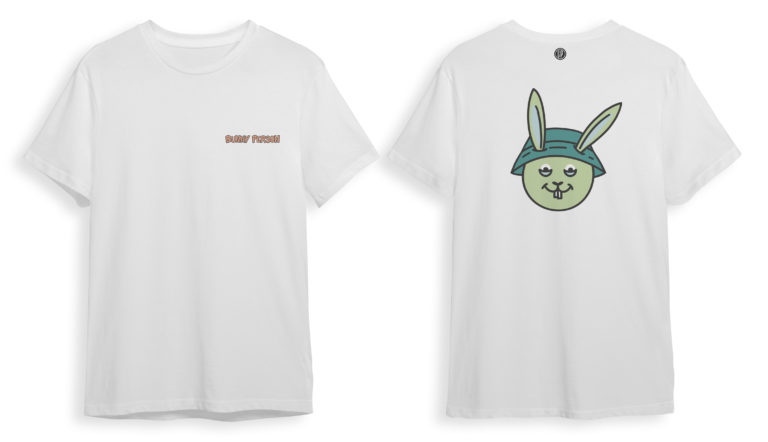 White t-shirts mockup psd
