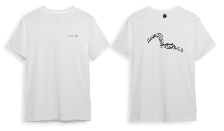 White t-shirts mockup psd