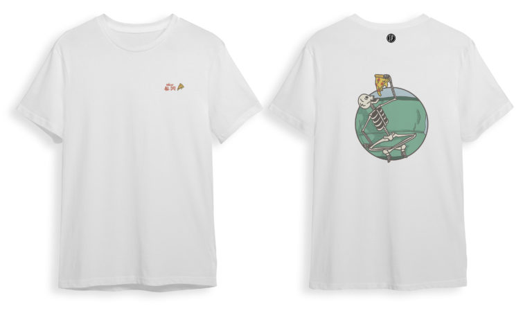 White t-shirts mockup psd