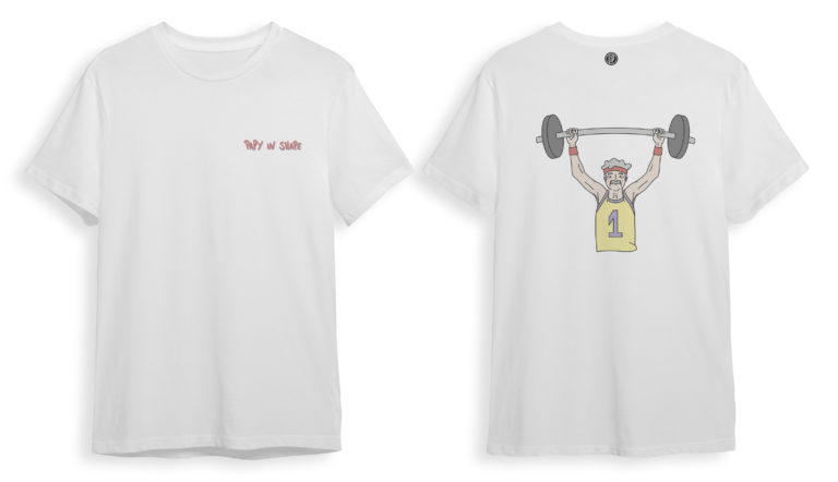 White t-shirts mockup psd