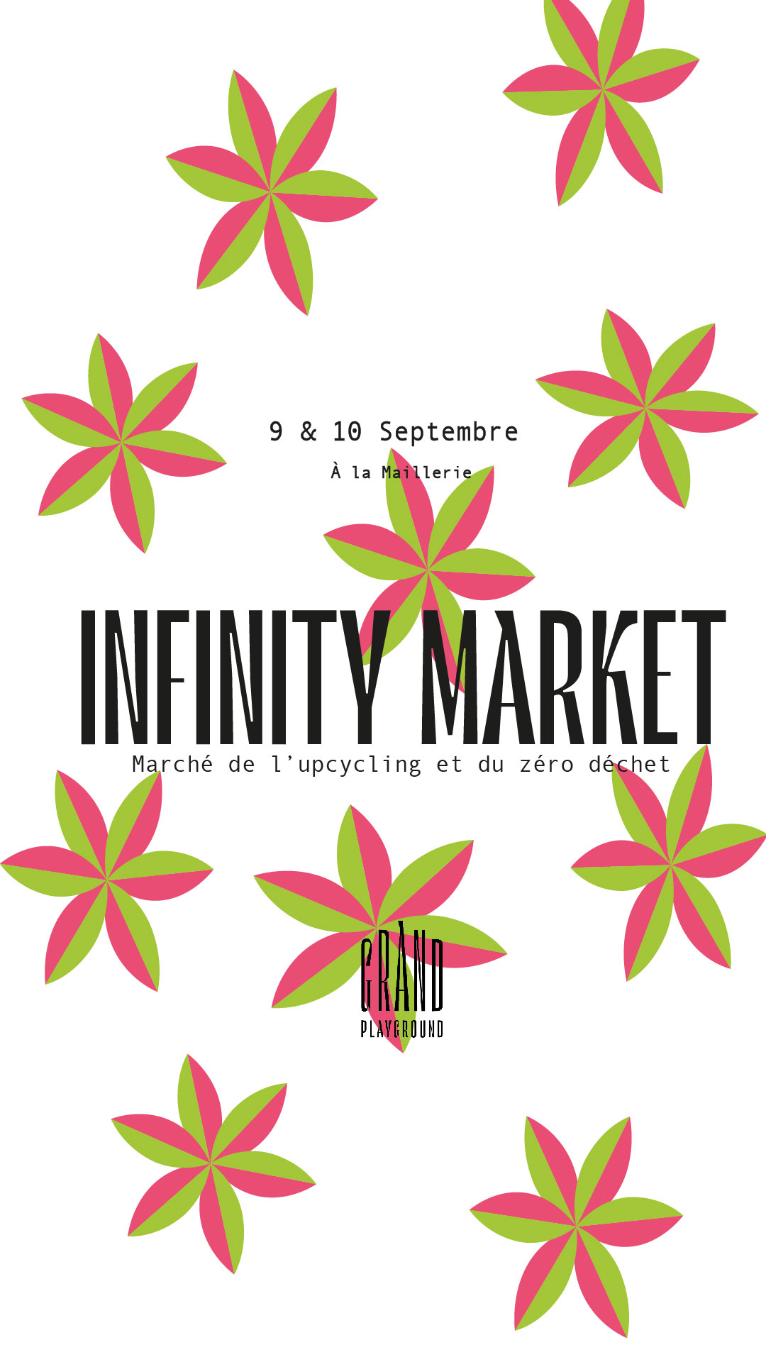 visuels infinity market -festival de la création éco responsable