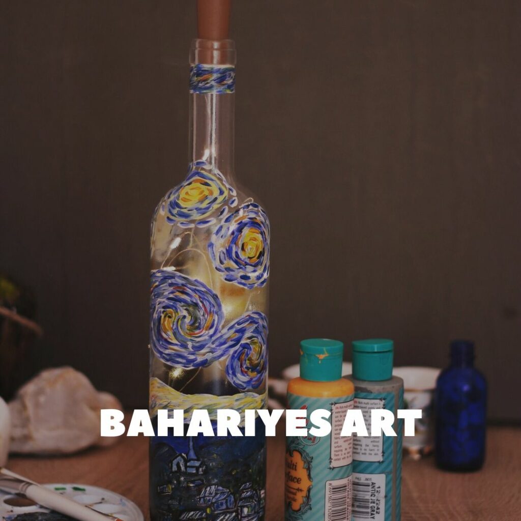 bouteille illustré par bahariyes art