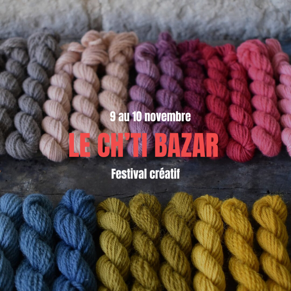 Le Chti Bazar, festival des arts créatifs au Grand Playground Villeneuve d’Ascq, 4ème édition – Tricot, crochet et DIY