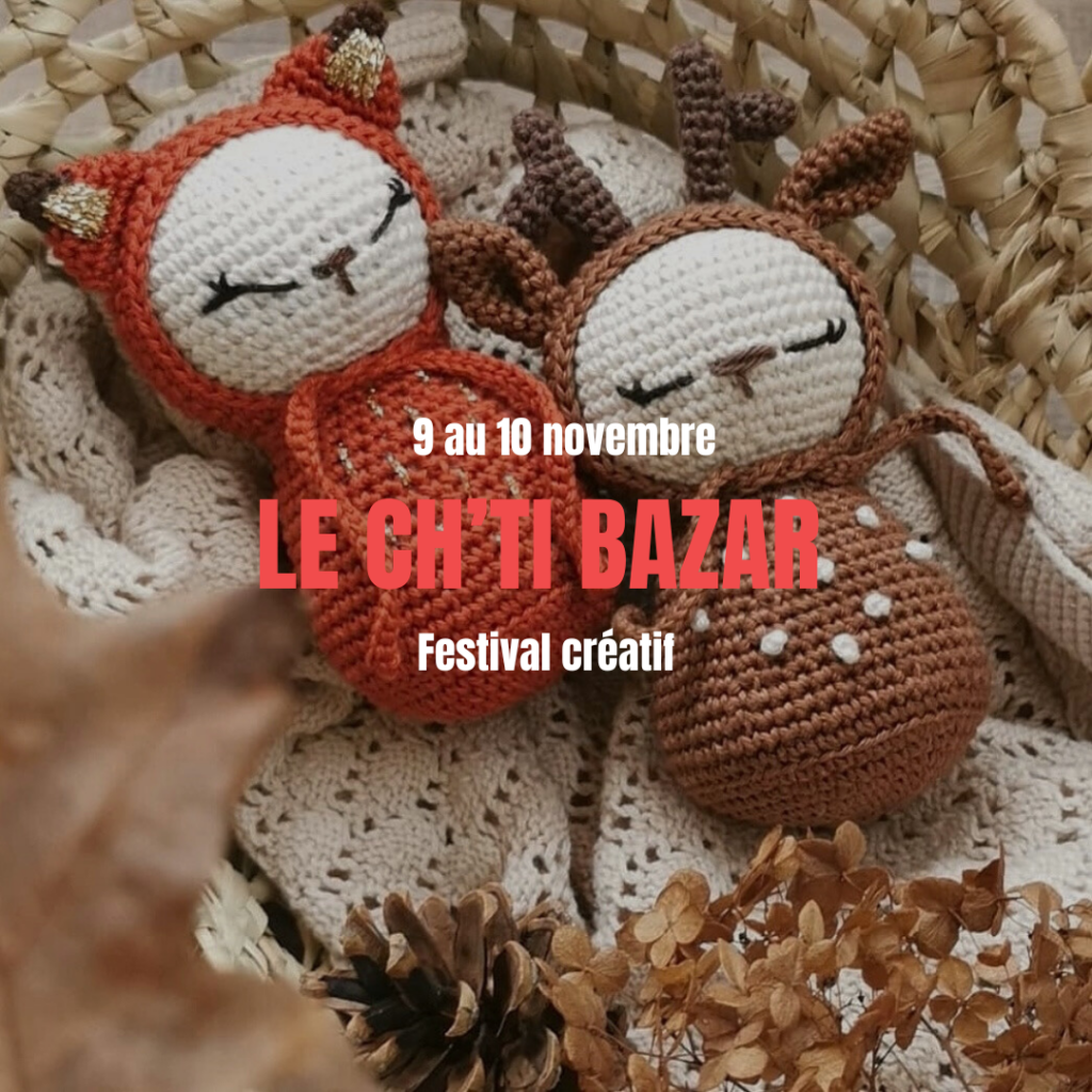 Le Chti Bazar, festival des arts créatifs au Grand Playground Villeneuve d’Ascq, 4ème édition – Tricot, crochet et DIY