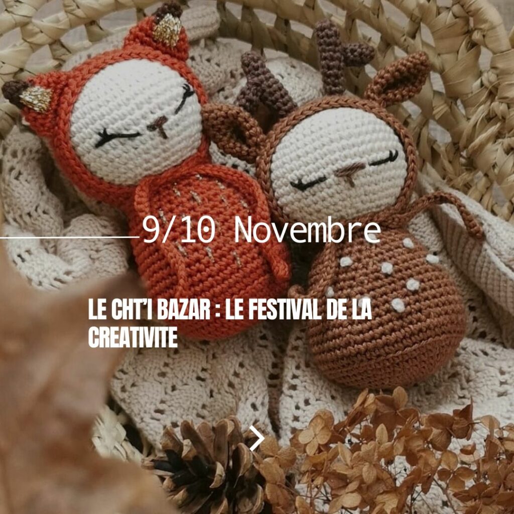 Le Chti Bazar, festival des arts créatifs au Grand Playground Villeneuve d’Ascq, 4ème édition – Tricot, crochet et DIY