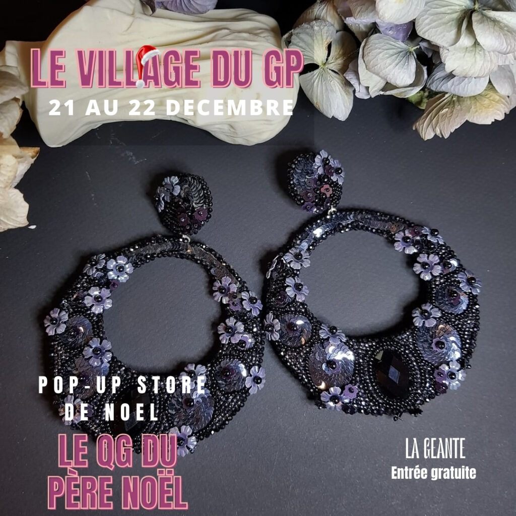 Créations de bijoux uniques pour le Playground Market de Noël à Villeneuve-d'Ascq