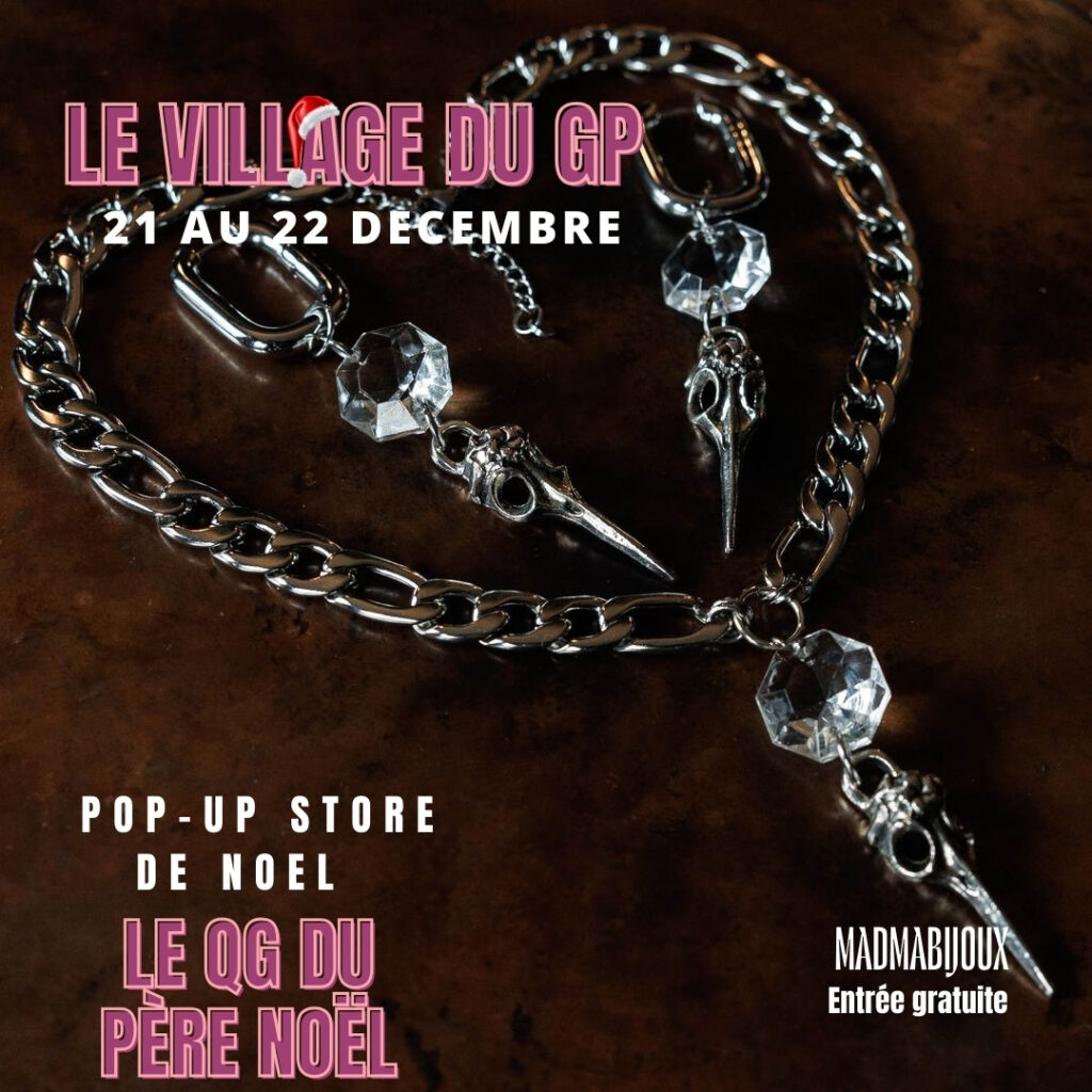 Créations de bijoux uniques pour le Playground Market de Noël à Villeneuve-d'Ascq