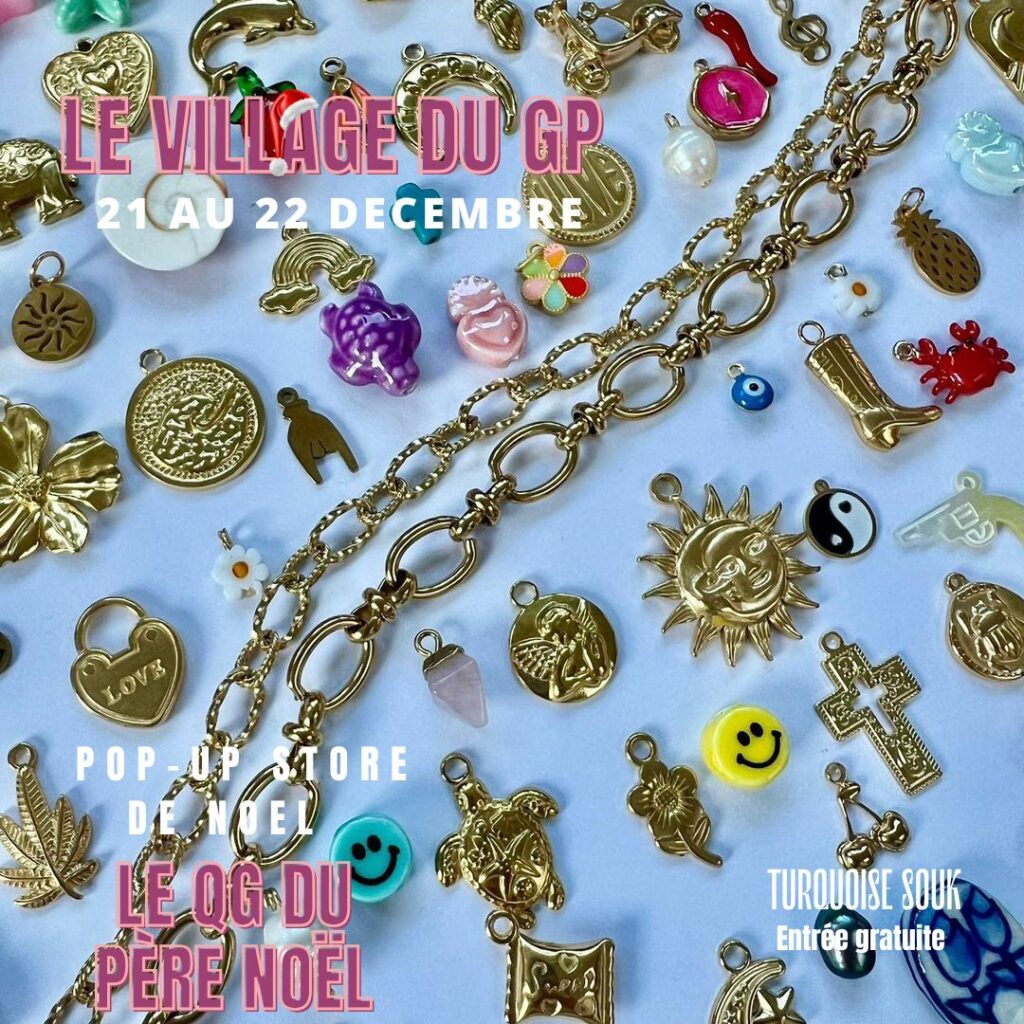 Créations de bijoux uniques pour le Playground Market de Noël à Villeneuve-d'Ascq