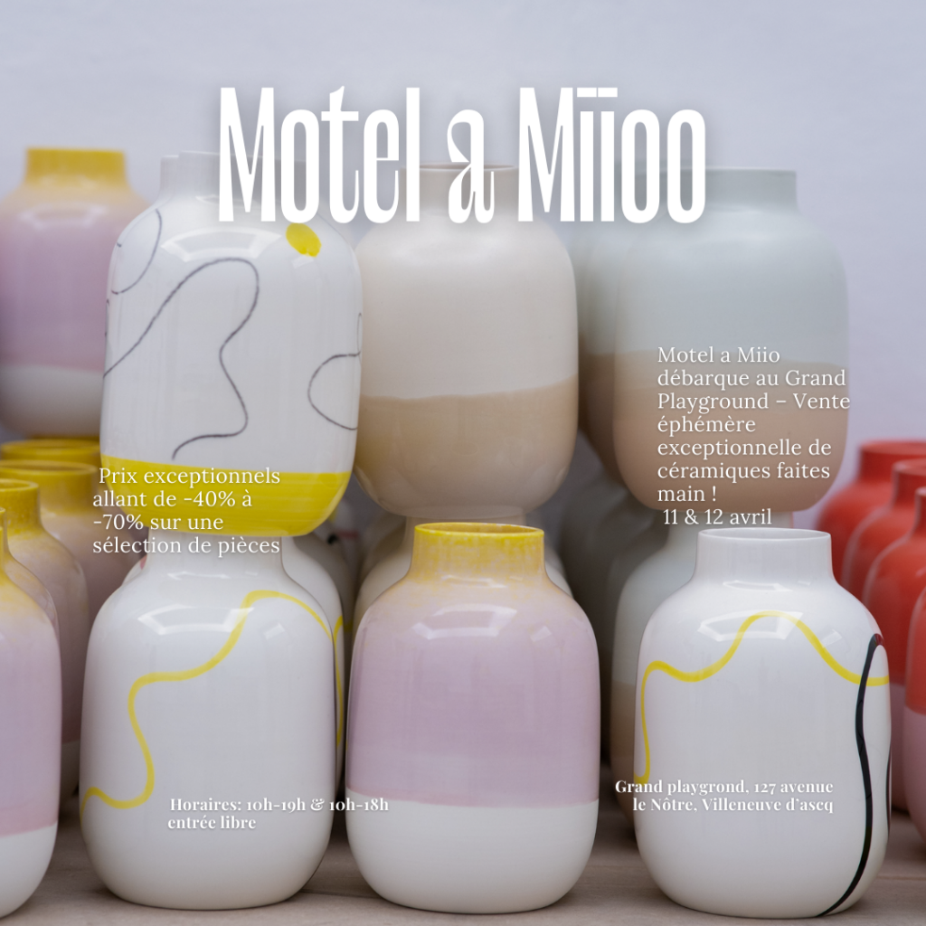 affiche Motel A miio qui débarque au Grand Playground du 11 au 12 avril