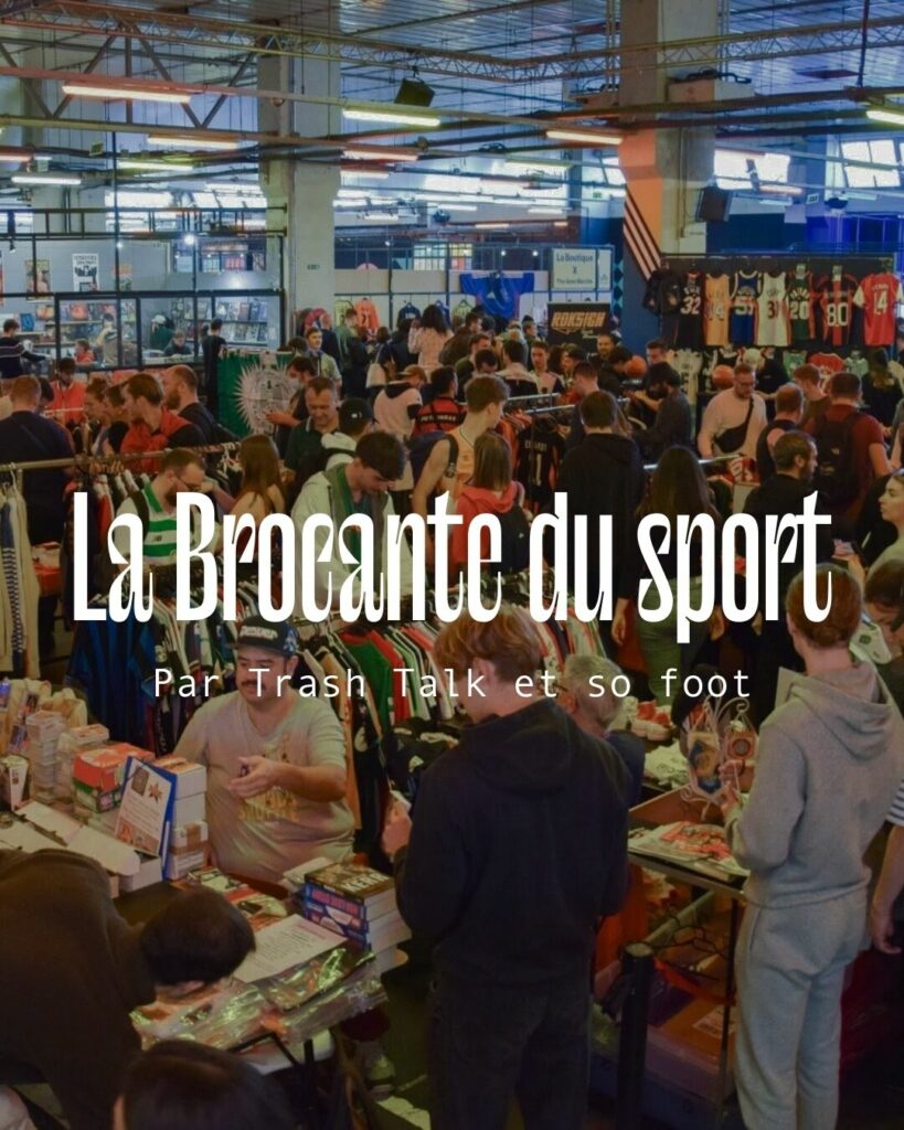 affiche l'incroyable brocante du sport au Grand Playground
