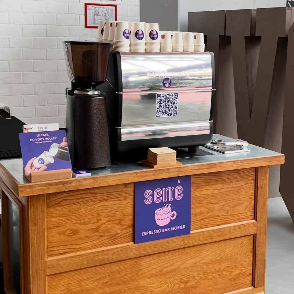 machine à café mobile de Serre coffee, le café mobile