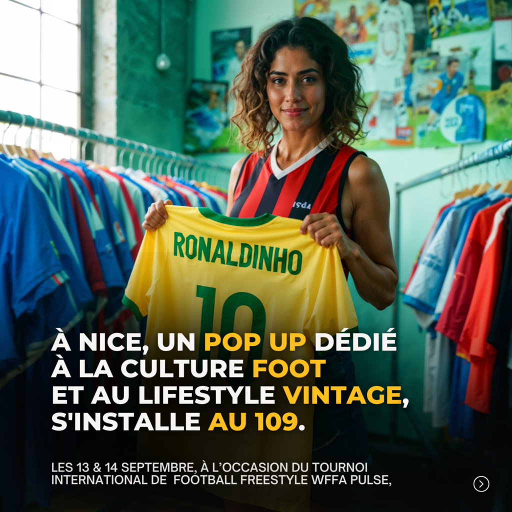 Goal Club pop up store culture foot au 109 Nice septembre 2025