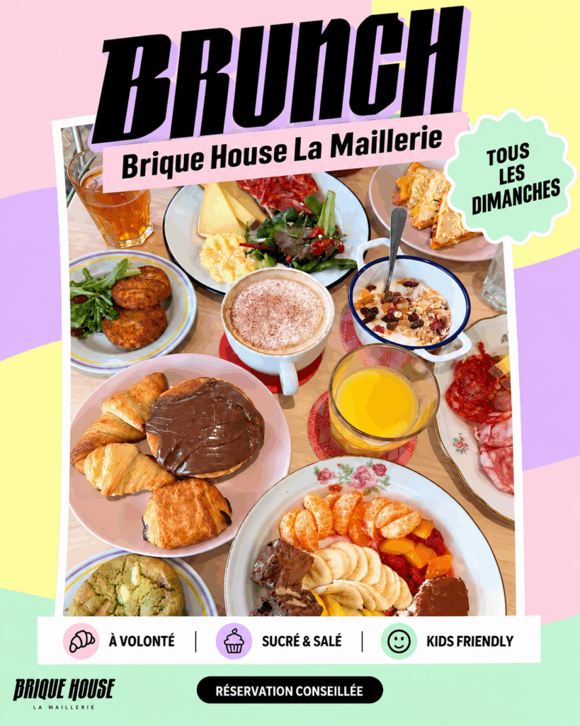 Brunch du dimanche à Brique House La Maillerie