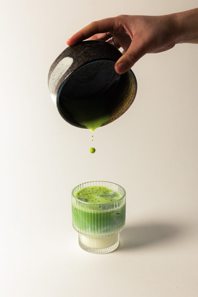 Matcha latte Shôbi, thés japonais à La Grande Vague Lille 2026.