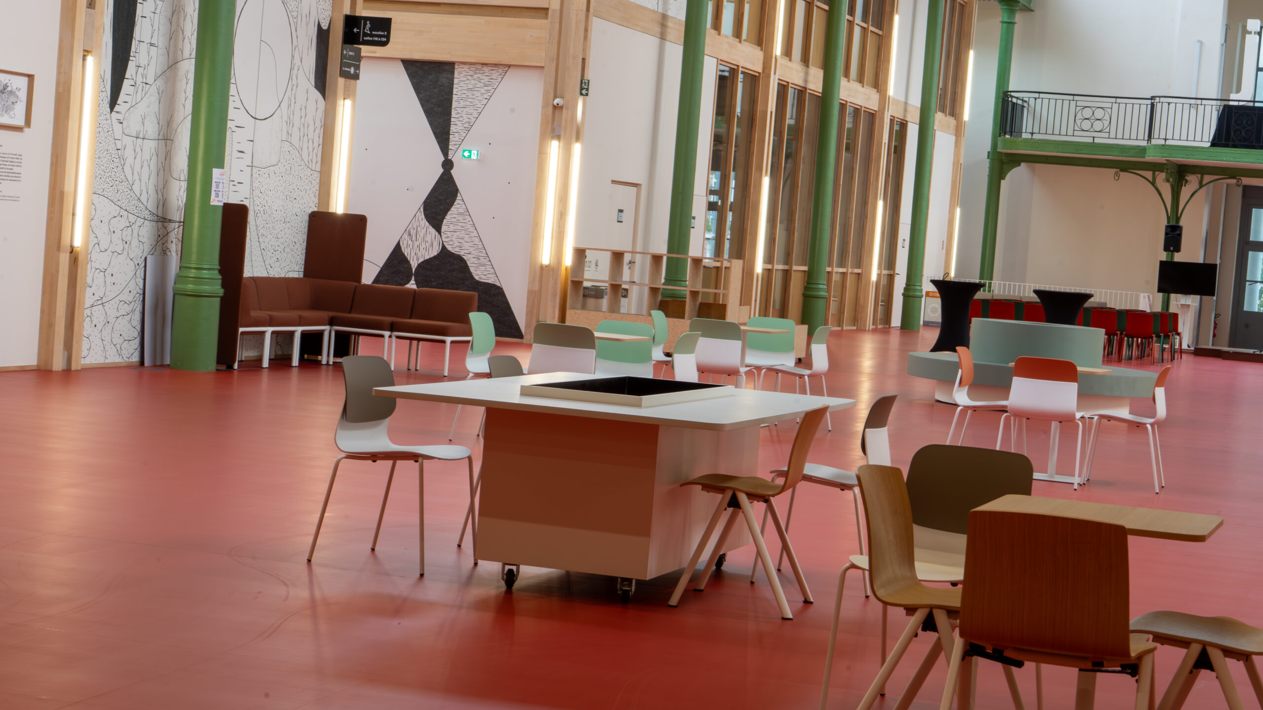 Les espaces intérieurs réhabilités du Palais Rameau – JUNIA